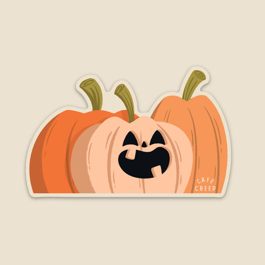 Jack o' lanterns (vinyl sticker)