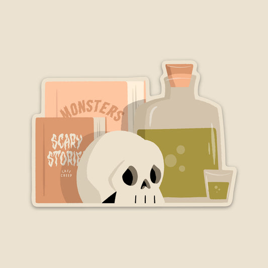 Scary Stories (vinyl sticker)