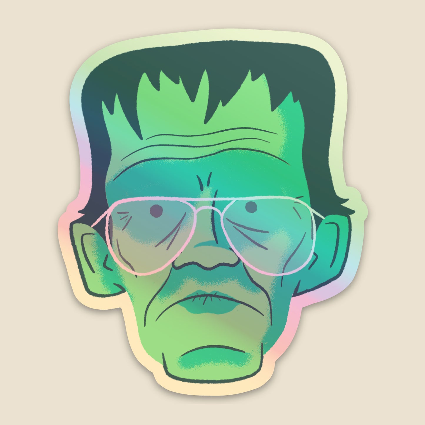 OLD FRANKIE (holographic sticker)