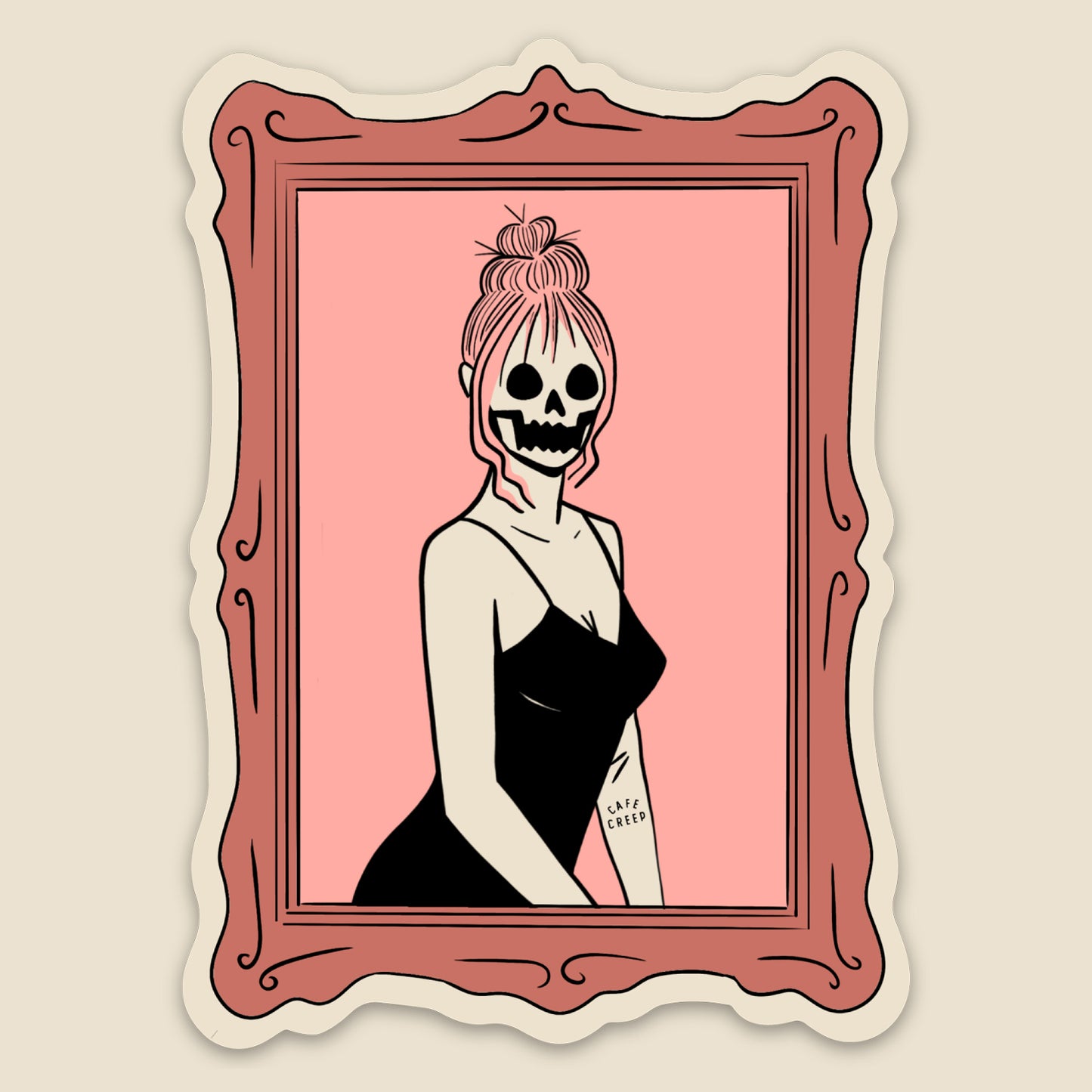 SKELETON BABE (vinyl sticker)