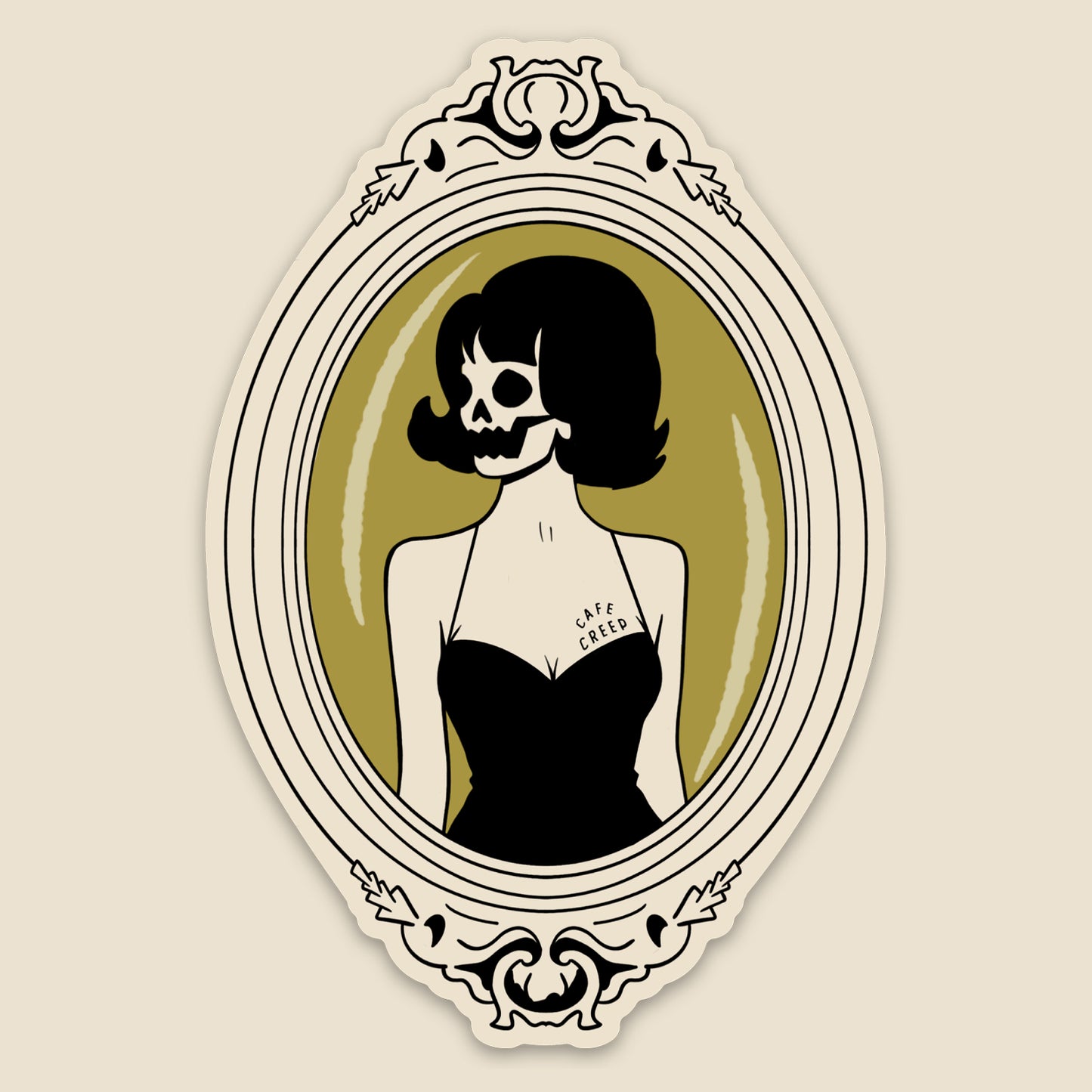 SKELETON BABE II (vinyl sticker)